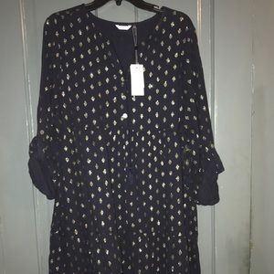 NWT BLUE GLITTER DRESS